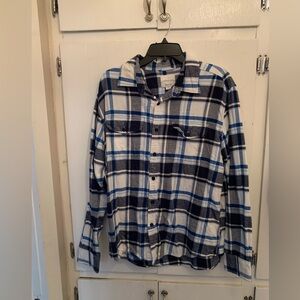 Shirt, large, blue,white ,black